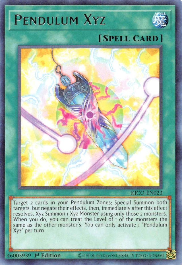 Pendulum Xyz (Rare) [KICO-EN023] Rare | Dragon's Lair Comics and Fantasy Houston TX