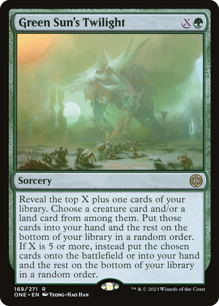 Green Sun's Twilight [Phyrexia: All Will Be One] | Dragon's Lair Comics and Fantasy Houston TX