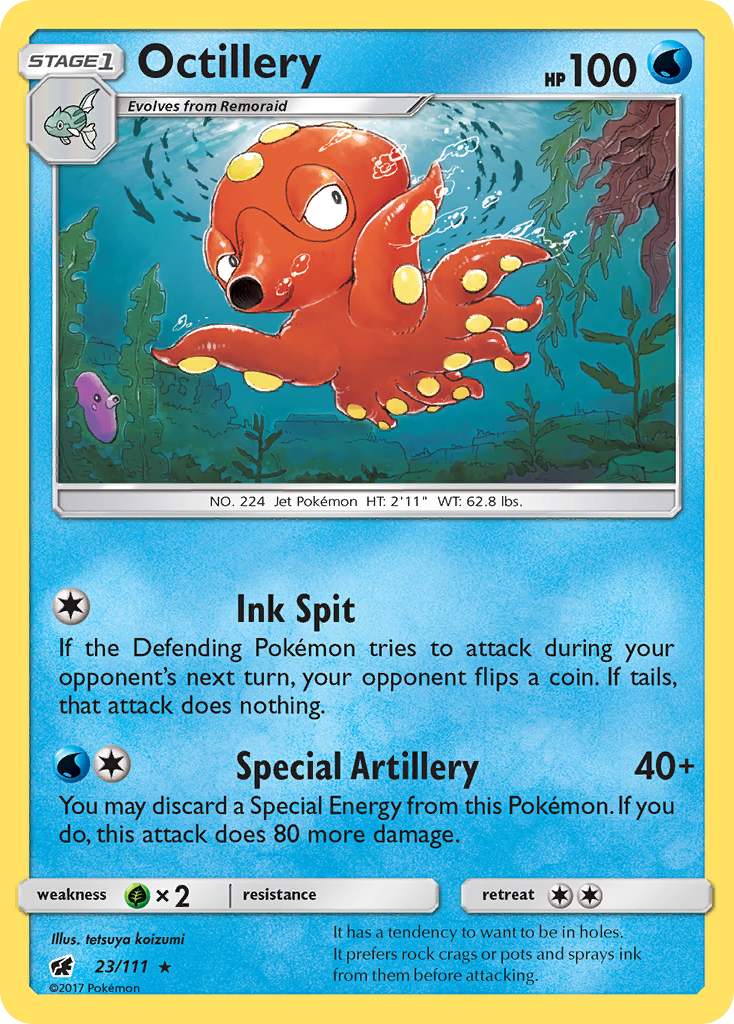 Octillery (23/111) [Sun & Moon: Crimson Invasion] | Dragon's Lair Comics and Fantasy Houston TX