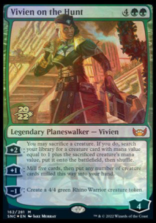 Vivien on the Hunt [Streets of New Capenna Prerelease Promos] | Dragon's Lair Comics and Fantasy Houston TX