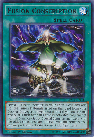 Fusion Conscription [CROS-EN053] Rare | Dragon's Lair Comics and Fantasy Houston TX