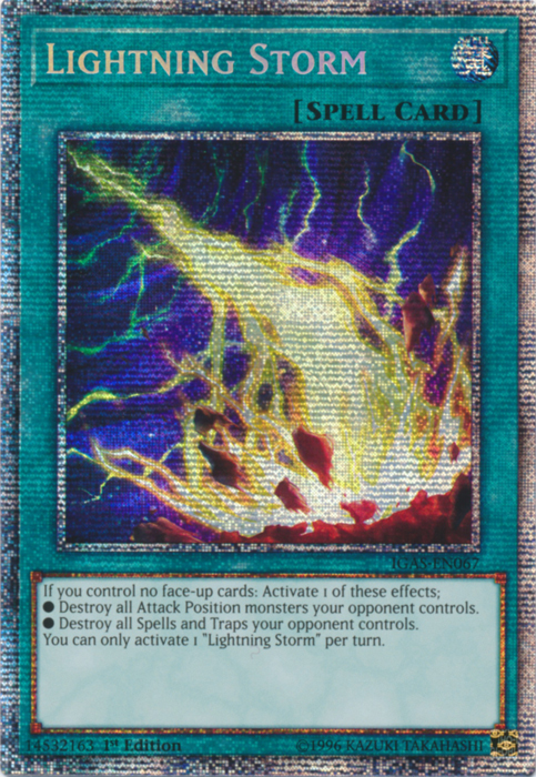 Lightning Storm [IGAS-EN067] Starlight Rare | Dragon's Lair Comics and Fantasy Houston TX