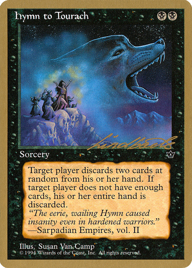 Hymn to Tourach (Wolf) (Leon Lindback) [Pro Tour Collector Set] | Dragon's Lair Comics and Fantasy Houston TX