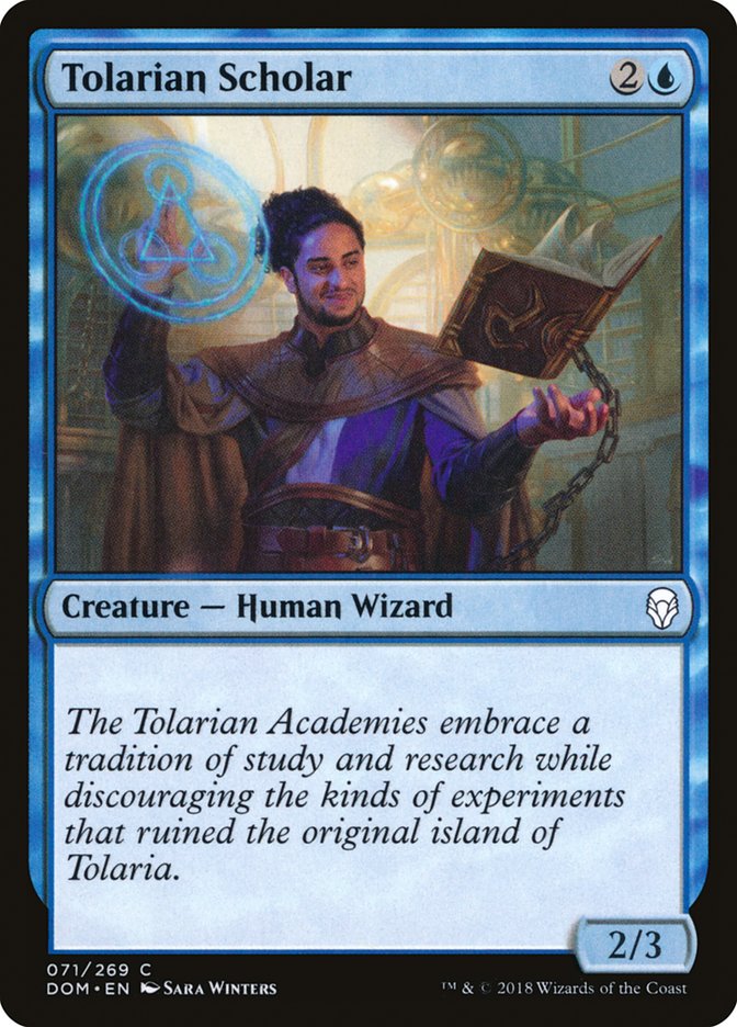 Tolarian Scholar [Dominaria] | Dragon's Lair Comics and Fantasy Houston TX