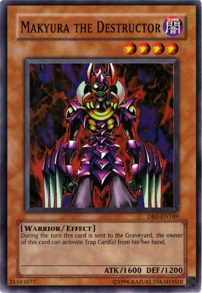 Makyura the Destructor [DB1-EN169] Super Rare | Dragon's Lair Comics and Fantasy Houston TX