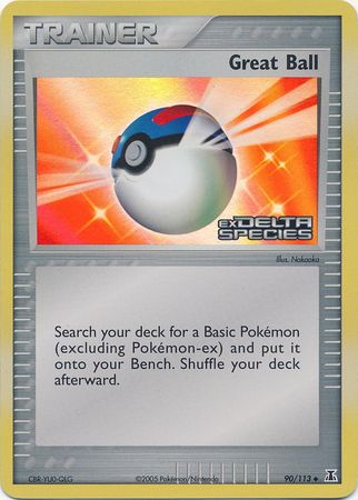 Great Ball (90/113) (Stamped) [EX: Delta Species] | Dragon's Lair Comics and Fantasy Houston TX