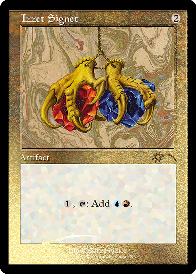 Izzet Signet (Retro) (Foil Etched) [Secret Lair Drop Series] | Dragon's Lair Comics and Fantasy Houston TX
