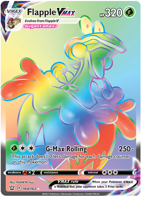 Flapple VMAX (164/163) [Sword & Shield: Battle Styles] | Dragon's Lair Comics and Fantasy Houston TX