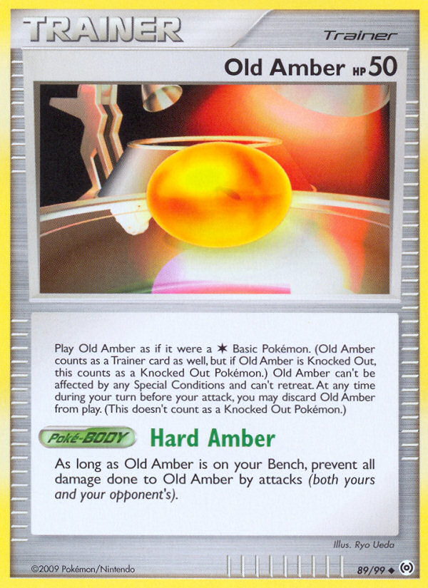 Old Amber (89/99) [Platinum: Arceus] | Dragon's Lair Comics and Fantasy Houston TX