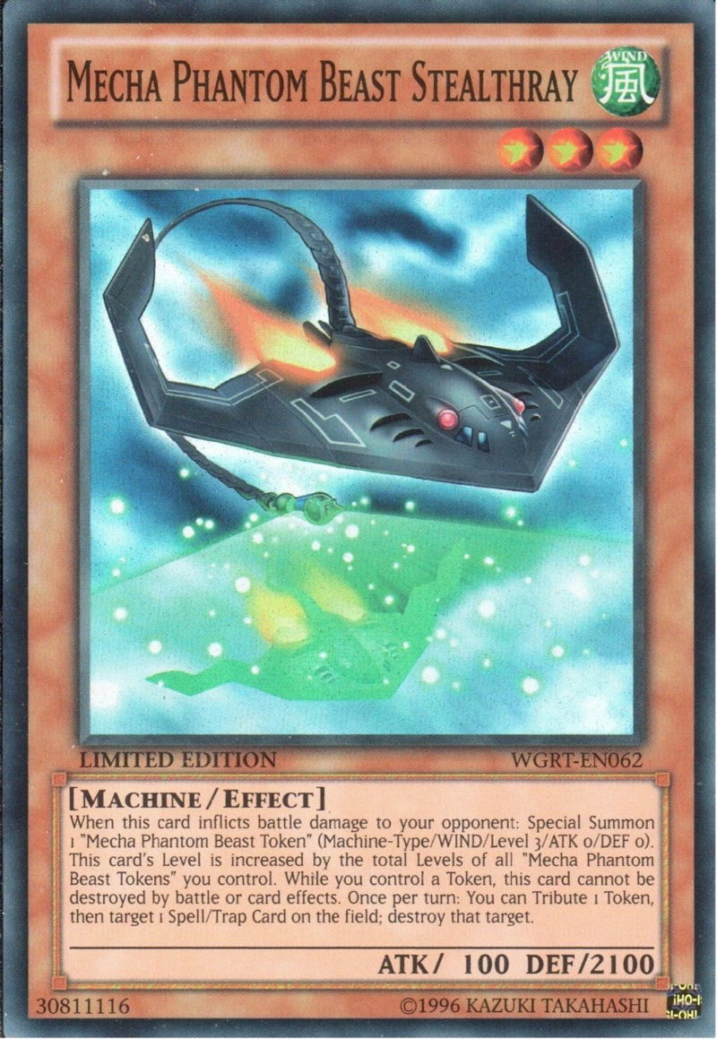 Mecha Phantom Beast Stealthray [WGRT-EN062] Super Rare | Dragon's Lair Comics and Fantasy Houston TX