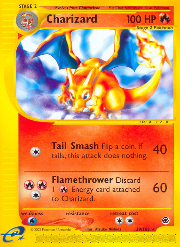 Charizard (39/165) [Expedition: Base Set] | Dragon's Lair Comics and Fantasy Houston TX