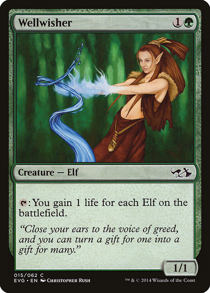 Wellwisher (Elves vs. Goblins) [Duel Decks Anthology] | Dragon's Lair Comics and Fantasy Houston TX