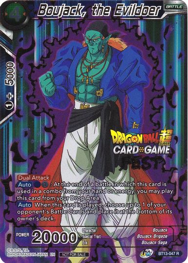 Boujack, the Evildoer (Card Game Fest 2022) (BT13-047) [Tournament Promotion Cards] | Dragon's Lair Comics and Fantasy Houston TX