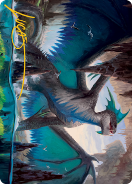 Murktide Regent Art Card (Gold-Stamped Signature) [Modern Horizons 2 Art Series] | Dragon's Lair Comics and Fantasy Houston TX
