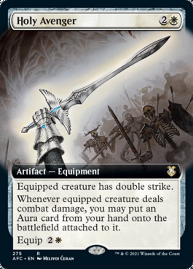 Holy Avenger (Extended Art) [Dungeons & Dragons: Adventures in the Forgotten Realms Commander] | Dragon's Lair Comics and Fantasy Houston TX