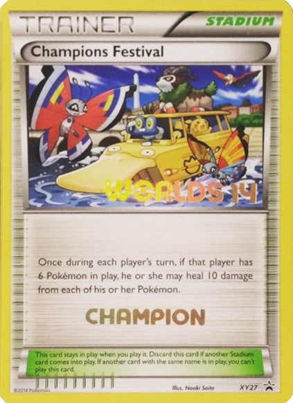 Champions Festival (XY27) (2014 Champion) [XY: Black Star Promos] | Dragon's Lair Comics and Fantasy Houston TX
