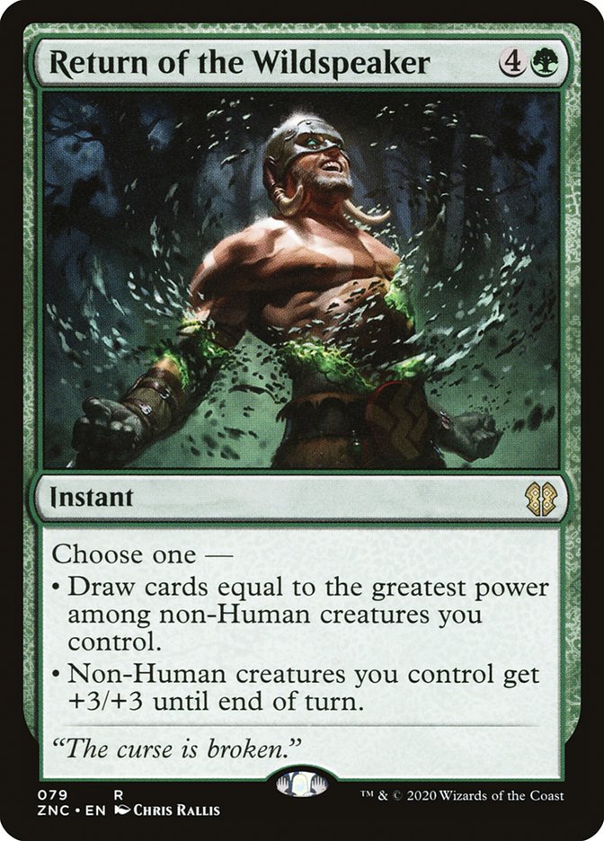 Return of the Wildspeaker [Zendikar Rising Commander] | Dragon's Lair Comics and Fantasy Houston TX