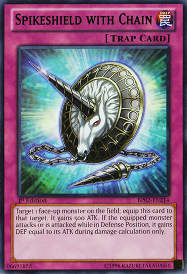 Spikeshield with Chain [BP02-EN214] Mosaic Rare | Dragon's Lair Comics and Fantasy Houston TX