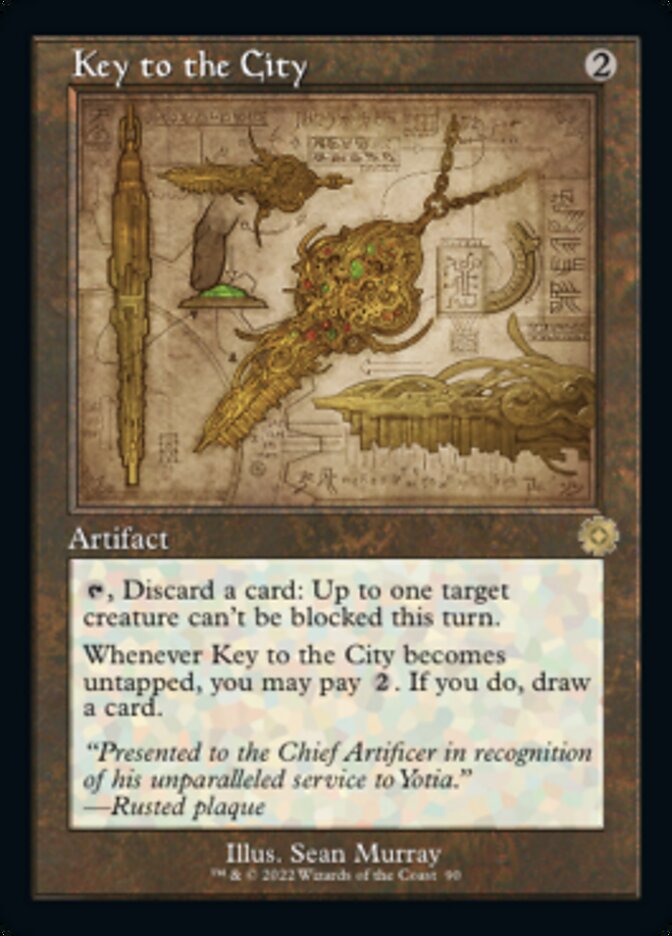 Key to the City (Retro Schematic) [The Brothers' War Retro Artifacts] | Dragon's Lair Comics and Fantasy Houston TX