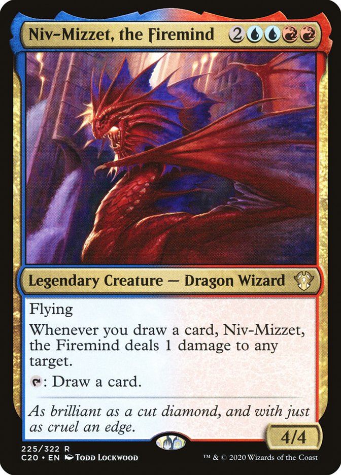 Niv-Mizzet, the Firemind [Commander 2020] | Dragon's Lair Comics and Fantasy Houston TX