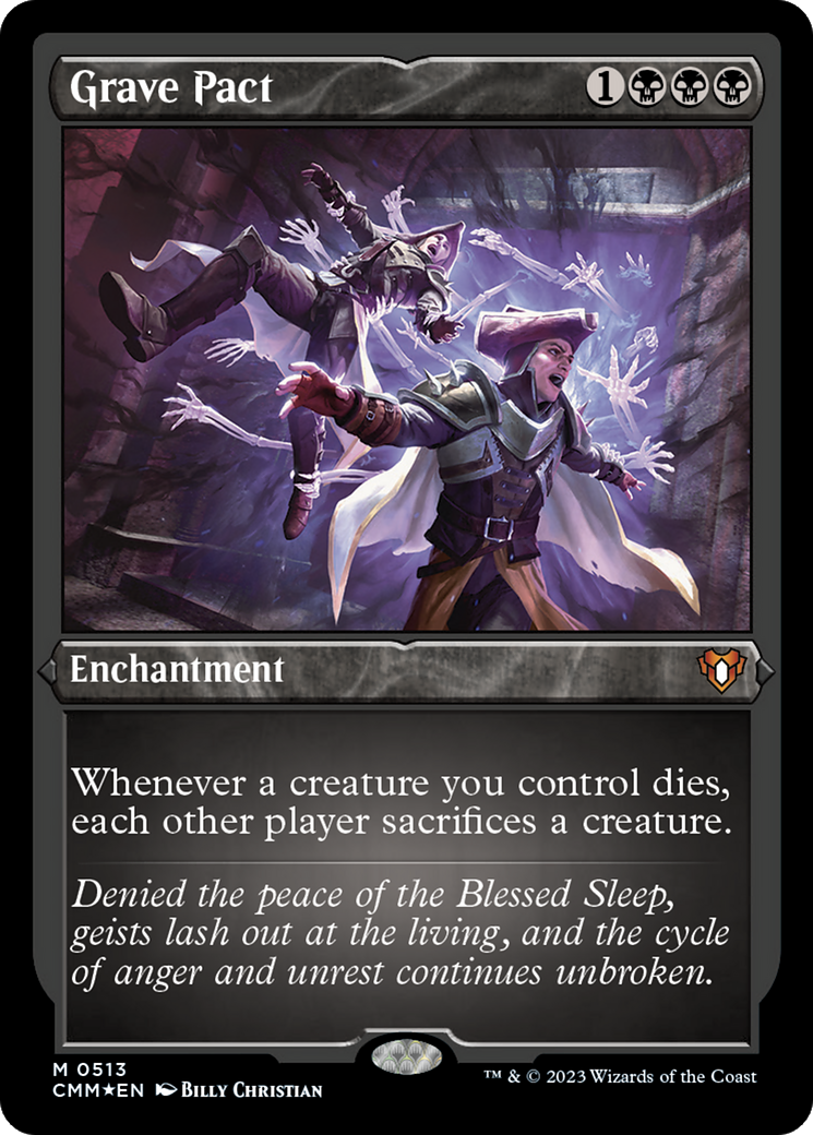 Grave Pact (Foil Etched) [Commander Masters] | Dragon's Lair Comics and Fantasy Houston TX