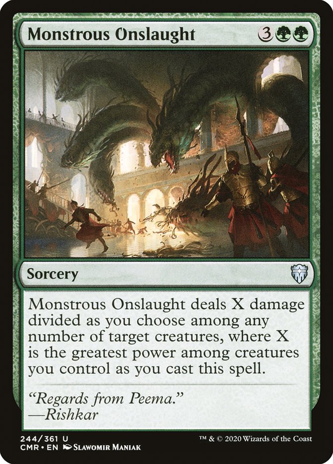 Monstrous Onslaught [Commander Legends] | Dragon's Lair Comics and Fantasy Houston TX