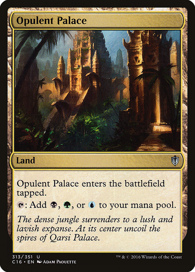 Opulent Palace [Commander 2016] | Dragon's Lair Comics and Fantasy Houston TX