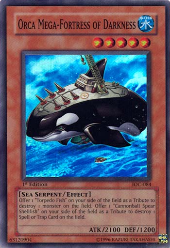 Orca Mega-Fortress of Darkness [IOC-084] Super Rare | Dragon's Lair Comics and Fantasy Houston TX