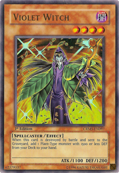 Violet Witch [CRMS-EN097] Ultra Rare | Dragon's Lair Comics and Fantasy Houston TX