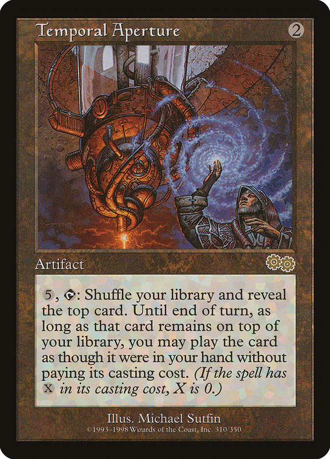 Temporal Aperture [Urza's Saga] | Dragon's Lair Comics and Fantasy Houston TX