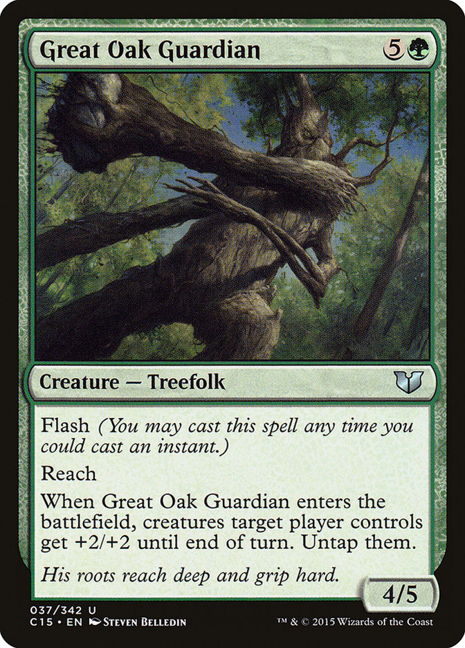 Great Oak Guardian [Commander 2015] | Dragon's Lair Comics and Fantasy Houston TX