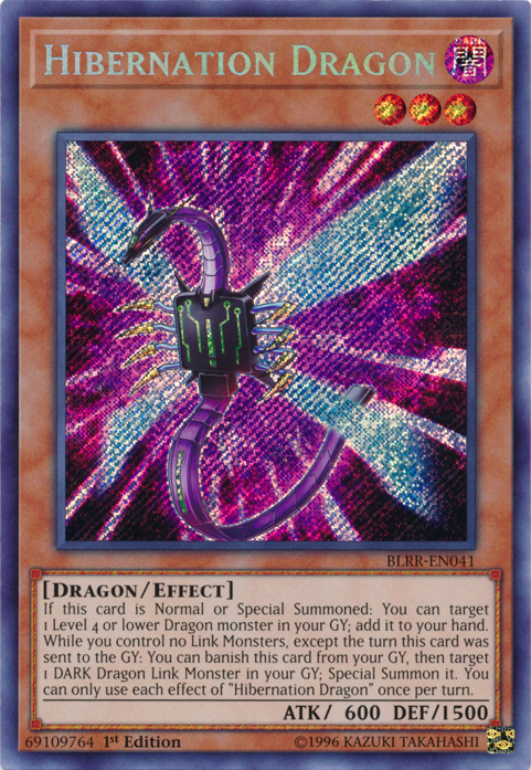 Hibernation Dragon [BLRR-EN041] Secret Rare | Dragon's Lair Comics and Fantasy Houston TX