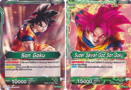 Son Goku // Super Saiyan God Son Goku (BT1-056) [Galactic Battle] | Dragon's Lair Comics and Fantasy Houston TX