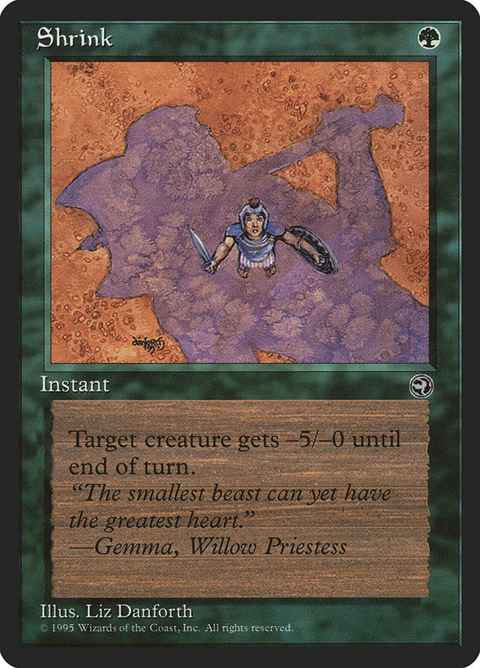 Shrink (Gemma Flavor Text) [Homelands] | Dragon's Lair Comics and Fantasy Houston TX