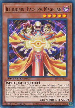 Illusionist Faceless Magician [SS04-ENB13] Common | Dragon's Lair Comics and Fantasy Houston TX
