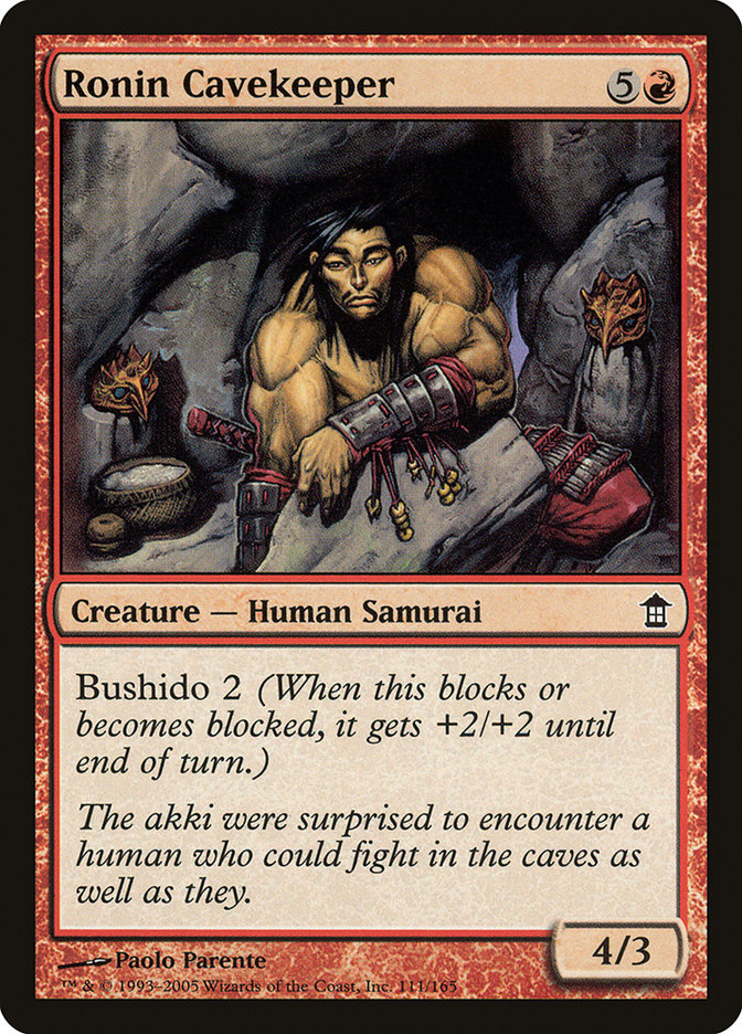 Ronin Cavekeeper [Saviors of Kamigawa] | Dragon's Lair Comics and Fantasy Houston TX