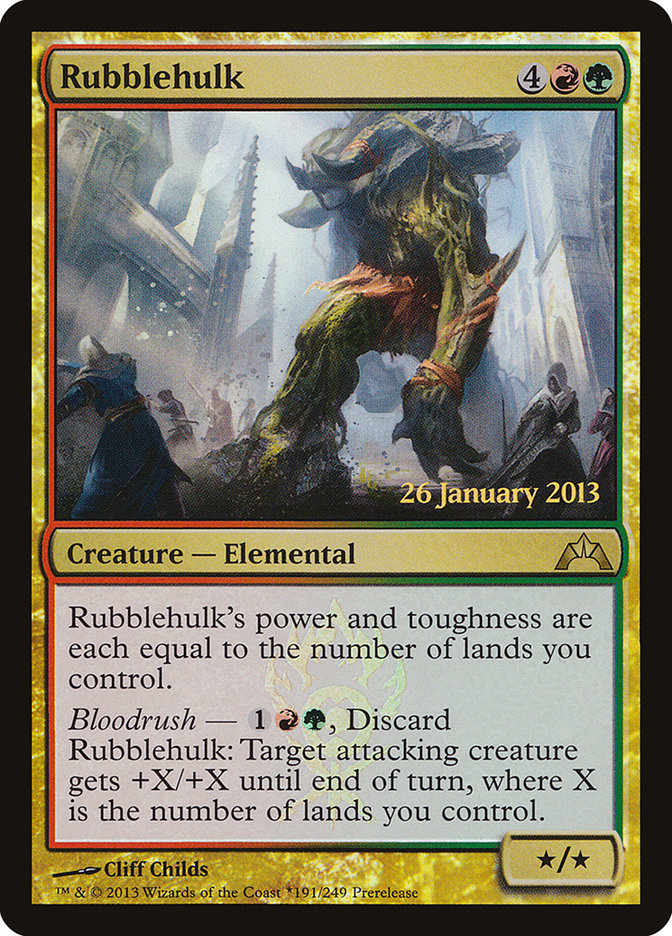Rubblehulk [Gatecrash Prerelease Promos] | Dragon's Lair Comics and Fantasy Houston TX