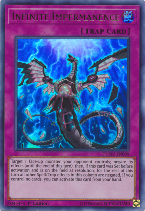 Infinite Impermanence [DUOV-EN099] Ultra Rare | Dragon's Lair Comics and Fantasy Houston TX
