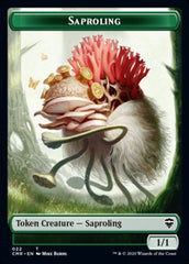 Copy (023) // Saproling Double-Sided Token [Commander Legends Tokens] | Dragon's Lair Comics and Fantasy Houston TX