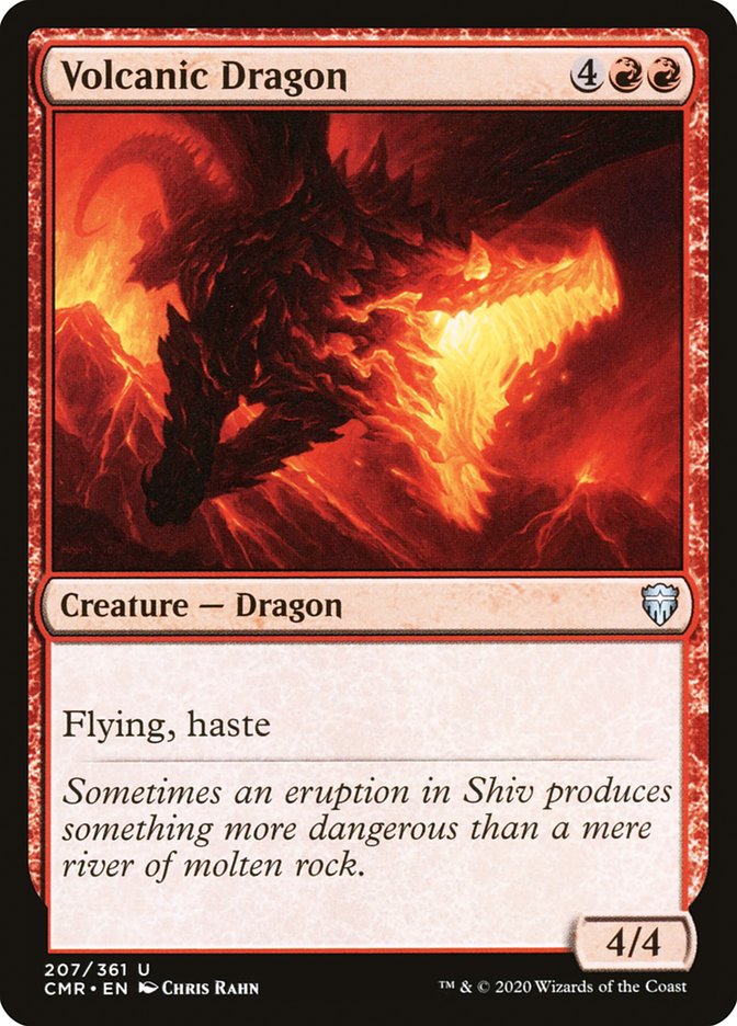 Volcanic Dragon [Commander Legends] | Dragon's Lair Comics and Fantasy Houston TX