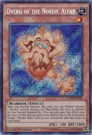 Dverg of the Nordic Alfar [LC5D-EN183] Secret Rare | Dragon's Lair Comics and Fantasy Houston TX