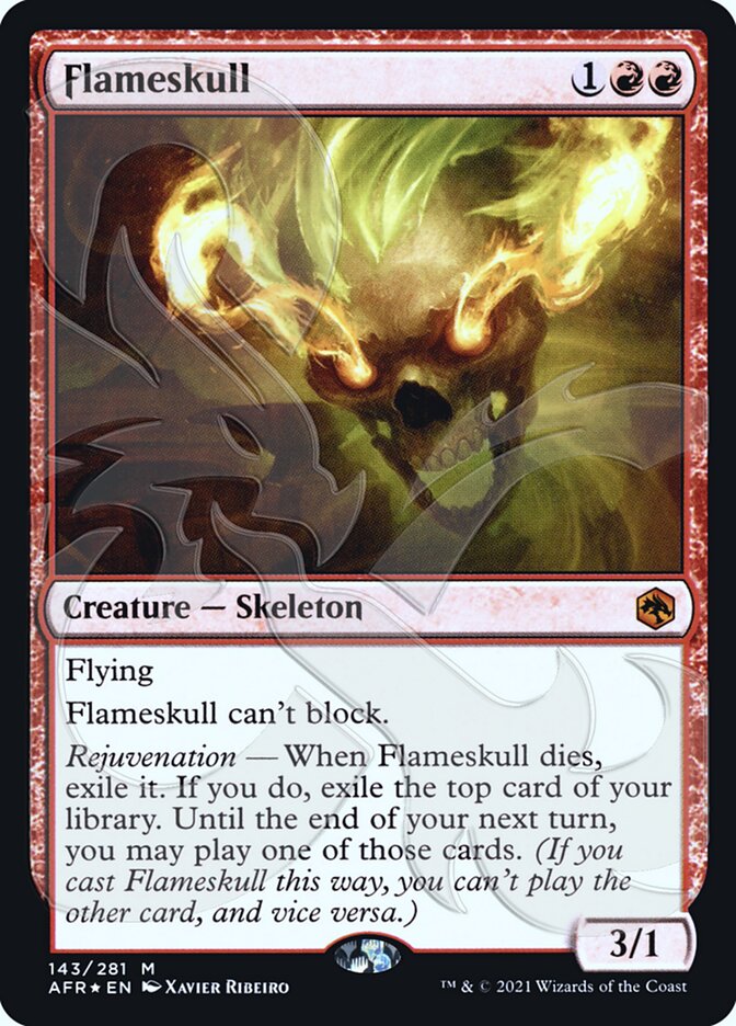 Flameskull (Ampersand Promo) [Dungeons & Dragons: Adventures in the Forgotten Realms Promos] | Dragon's Lair Comics and Fantasy Houston TX