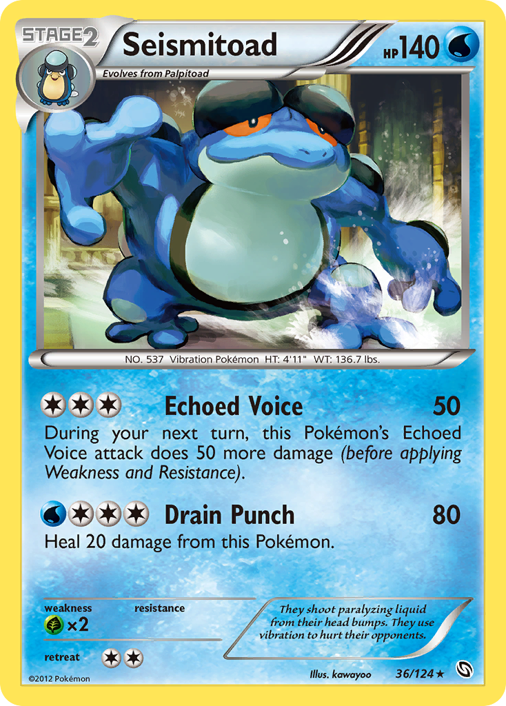 Seismitoad (36/124) [Black & White: Dragons Exalted] | Dragon's Lair Comics and Fantasy Houston TX