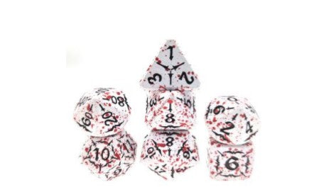Game Habit Dexter's Canvas Poly 7 Dice Set | Dragon's Lair Comics and Fantasy Houston TX