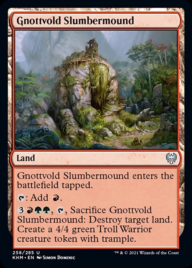 Gnottvold Slumbermound [Kaldheim] | Dragon's Lair Comics and Fantasy Houston TX