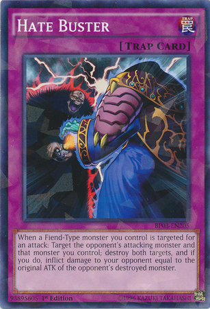 Hate Buster [BP03-EN205] Shatterfoil Rare | Dragon's Lair Comics and Fantasy Houston TX