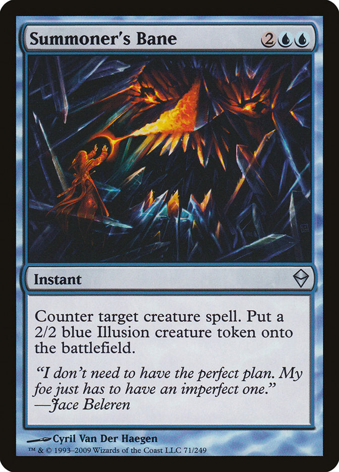 Summoner's Bane [Zendikar] | Dragon's Lair Comics and Fantasy Houston TX