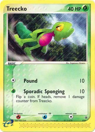 Treecko (016) (Non-Holo) [Nintendo: Black Star Promos] | Dragon's Lair Comics and Fantasy Houston TX