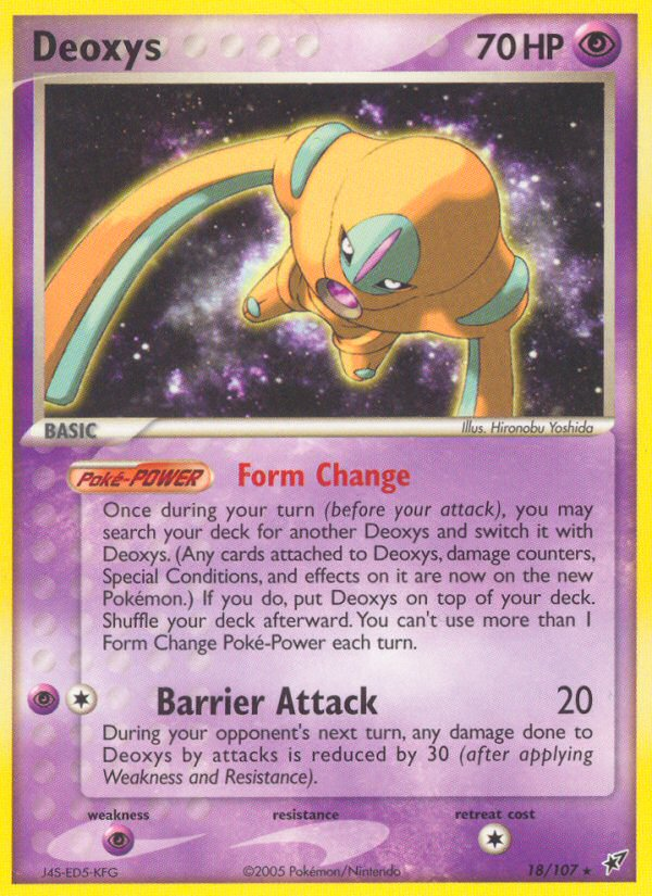 Deoxys (18/107) [EX: Deoxys] | Dragon's Lair Comics and Fantasy Houston TX