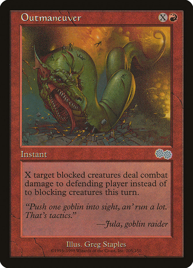 Outmaneuver [Urza's Saga] | Dragon's Lair Comics and Fantasy Houston TX